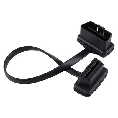 OBD2 Extension Cable 60cm Flat Cable Specification - Qiilu OBD2 Extension Cable 16pin Diagnostic