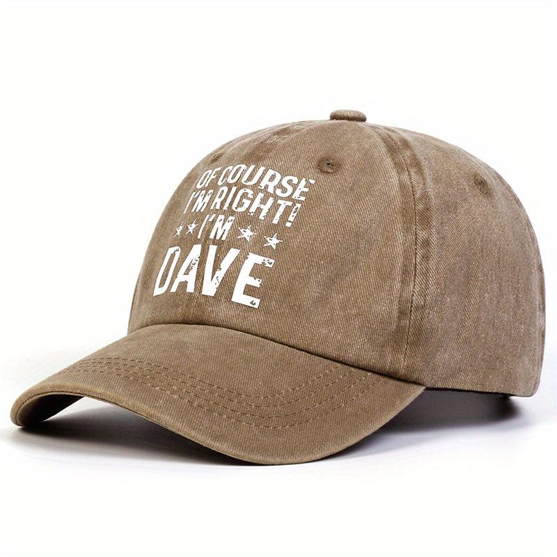 Comfortable and Breathable Washed Cotton Peaked Cap Retro Letter Printed Baseball Cap Trendy and Versatile Sun Hat