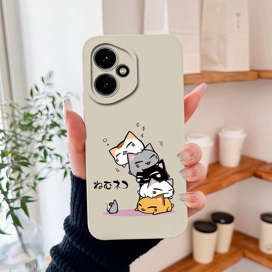 For Honor 400 Pro Phone Case Cute Astronaut Liquid Silicone Full Coverage Anti Drop Soft Back Shell For Honor400 5G Bumper Capa