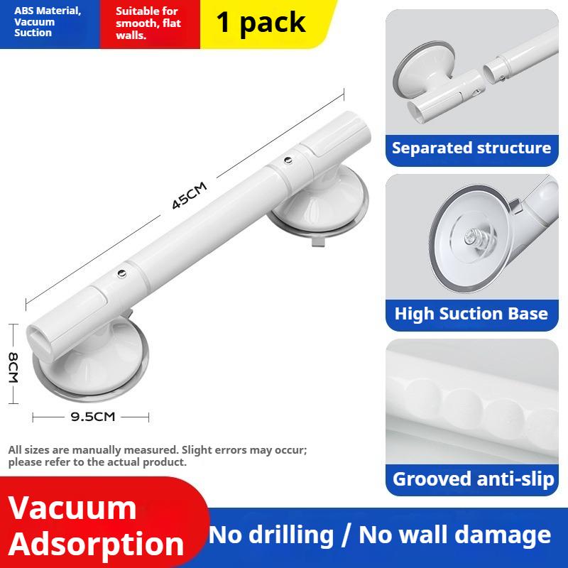 Bathroom grab bars anti-slip safety handles for the elderly in the toilet household toilet non-drilling suction cup handles