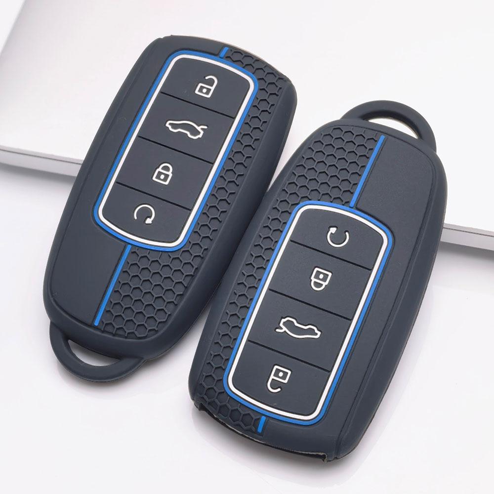 Silicone Key Fob Cover for Chery Tiggo 8 Pro Tiggo 7 Pro Omoda C5 Arrizo 8 for Exeed TXL TX LX VX Anti-Scratch Guard Shockproof Protection