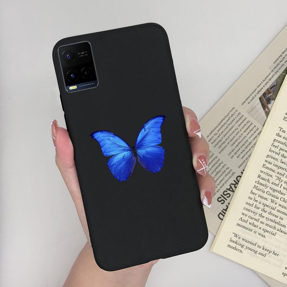 For Vivo Y33 Y33S Y21 Y21S Case Luxurious Silicone Soft TPU Matte Phone Back Cover For Vivo Y 33 Y33 S Y 21 S 21S Fundas Bumper