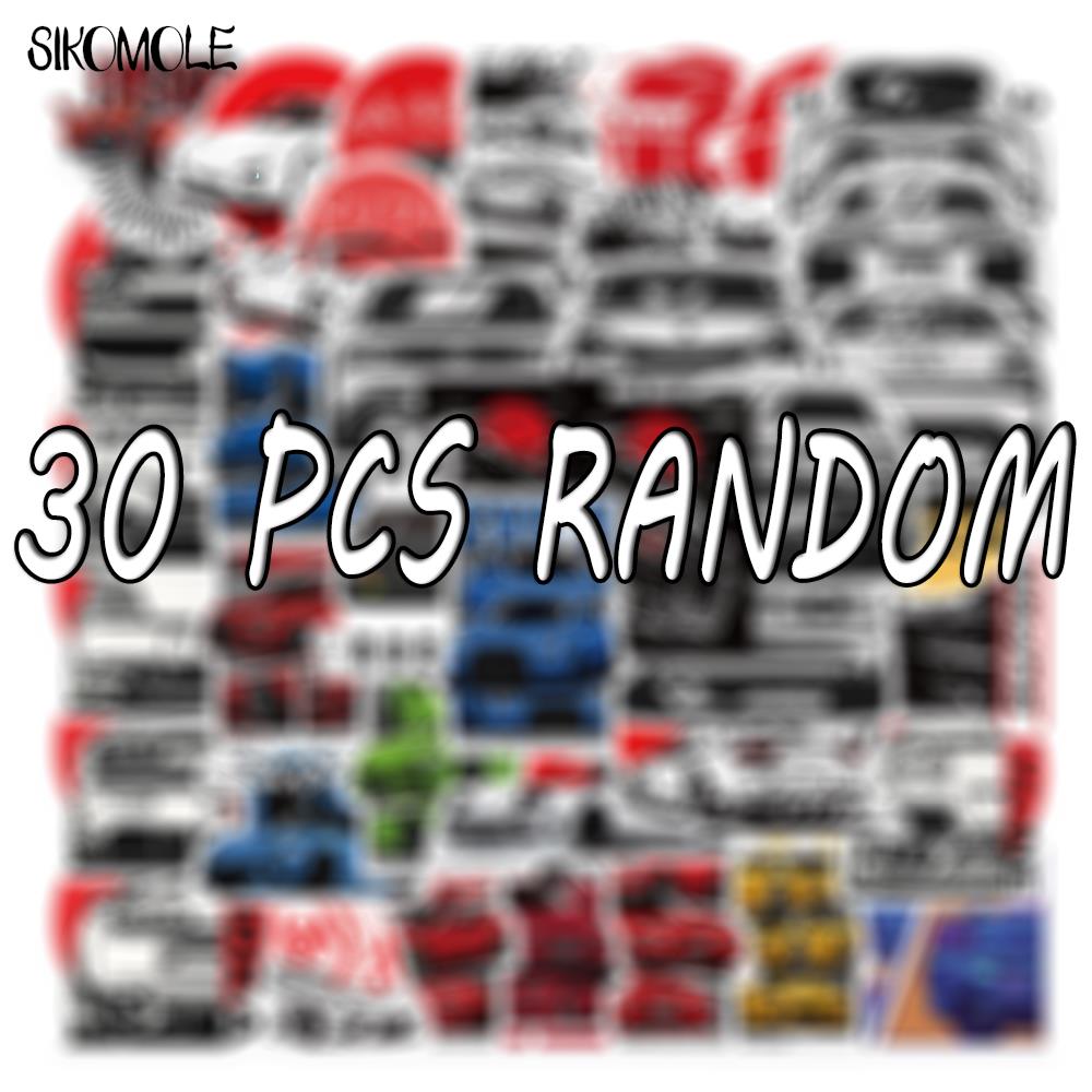 10 30 50PCS JDM Japan Retrofit Racing Car Stickers DIY Toys Luggage Skateboard Diary Laptop Decals Pegatinas Graffiti Sticker F5