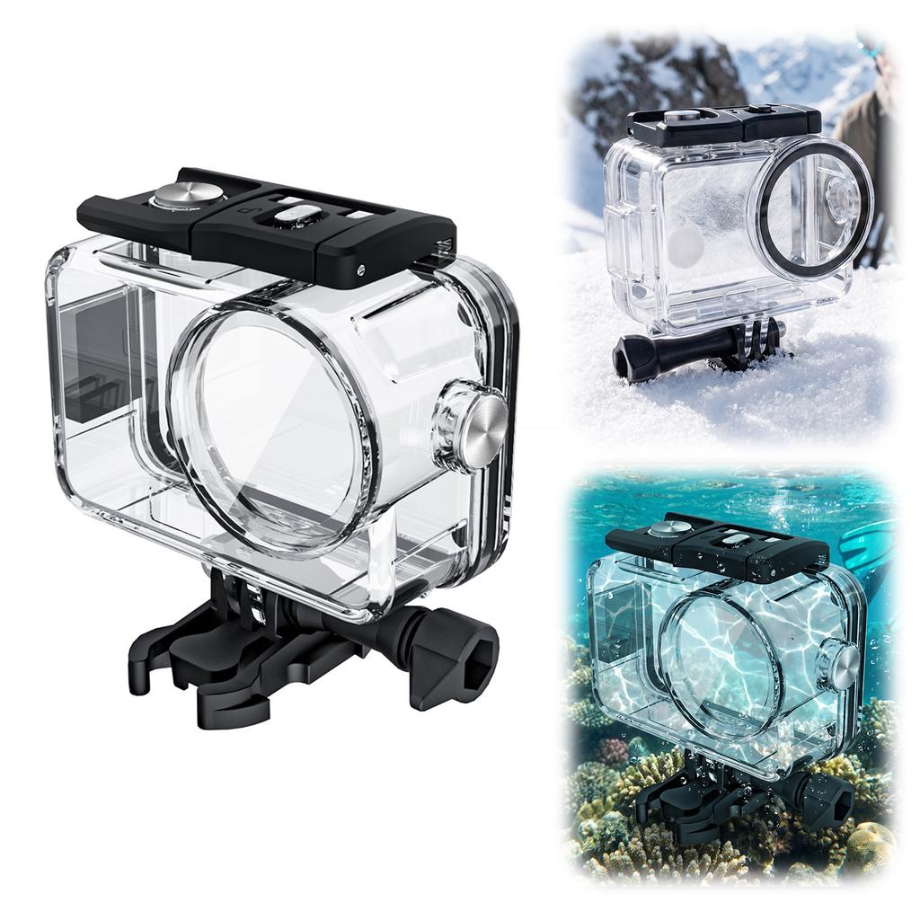 Underwater Diving Case for DJI Osmo Action 6 Sport Camera Accessories Protective Case Waterproof Housings Shell with Screw