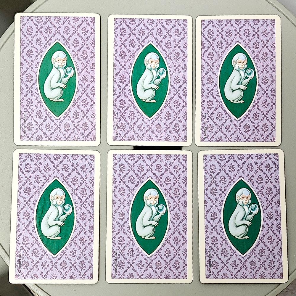 Pachet Kipper Mistic 9*6cm 36 Buc Cărți Oracol cu Cuvinte Cheie Sistem German de Ghicire