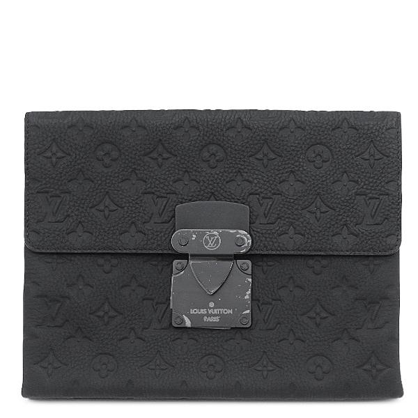 LOUIS VUITTON M82559 Monogram shadow S-Lock PouchClutch bag leather Array