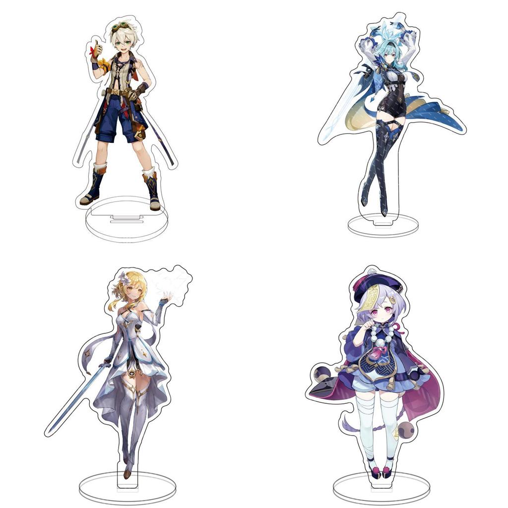 Unique Genshin Impact Acrylic Plate Stand With Beautiful Characters For Fans And Kids