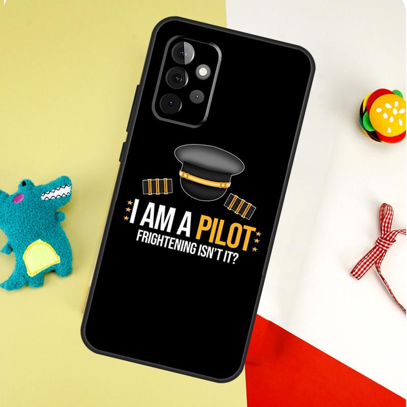 Aviation Aeroplane Pilot Cockpit For Samsung Galaxy A55 A35 A15 A54 A34 A14 A53 A33 A13 A05 A06 A16 A22 A32 A52 Phone Case