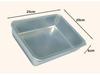 Stainless Steel Non-Magnetic Towel Tray with Lid - Flat Bottom Square Pan for Tiramisu & Ejiao