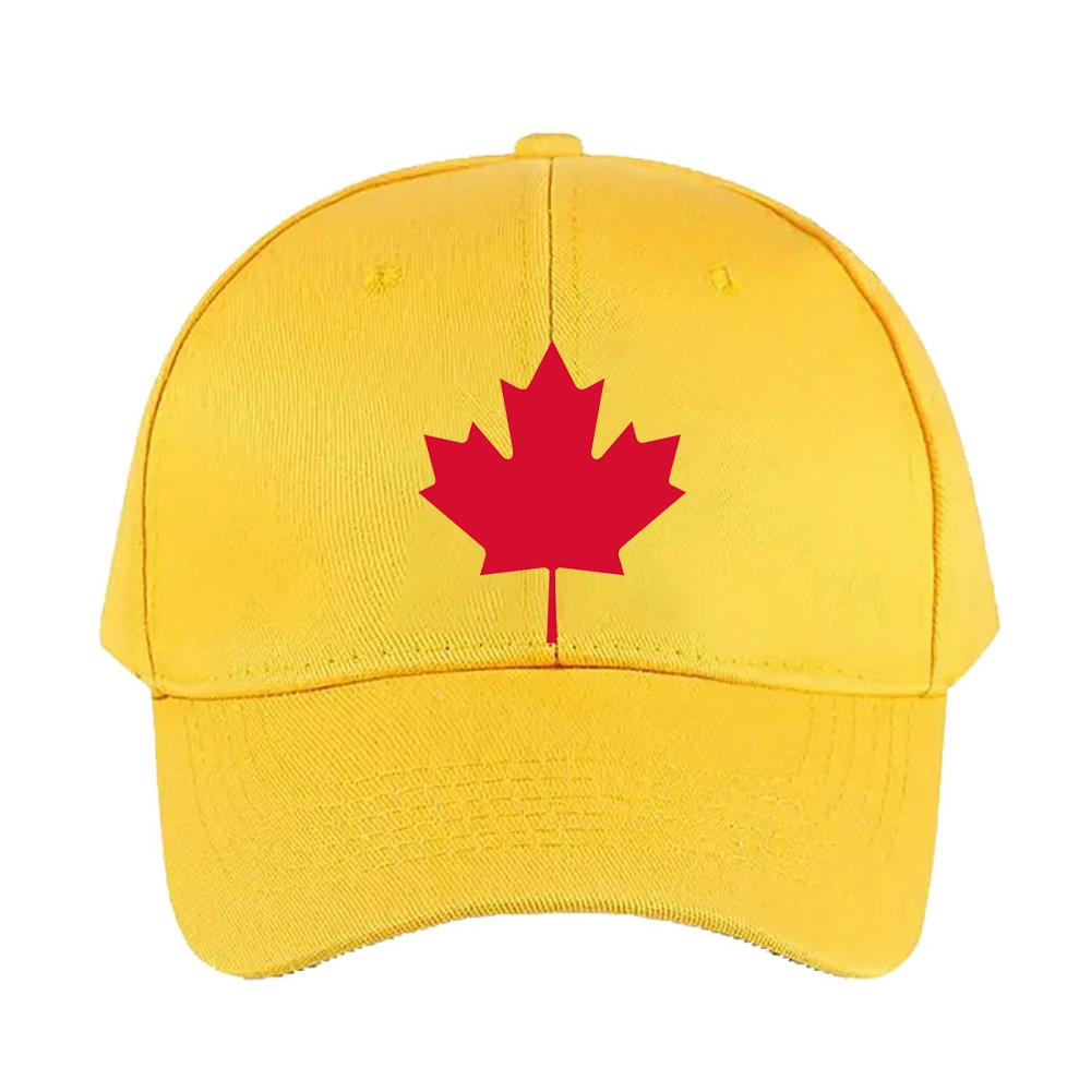 Canada Maple leaf Cap summer woman Man Adult Hat Fashion Casual Adjustable Printed Baseball Caps Trucker Cap
