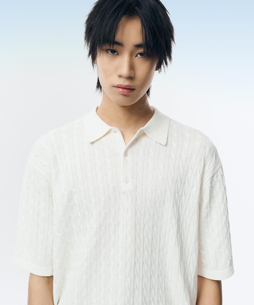 INTEMPOMOOD Daily Cable Collar Knit: 8 Colors (Type B)