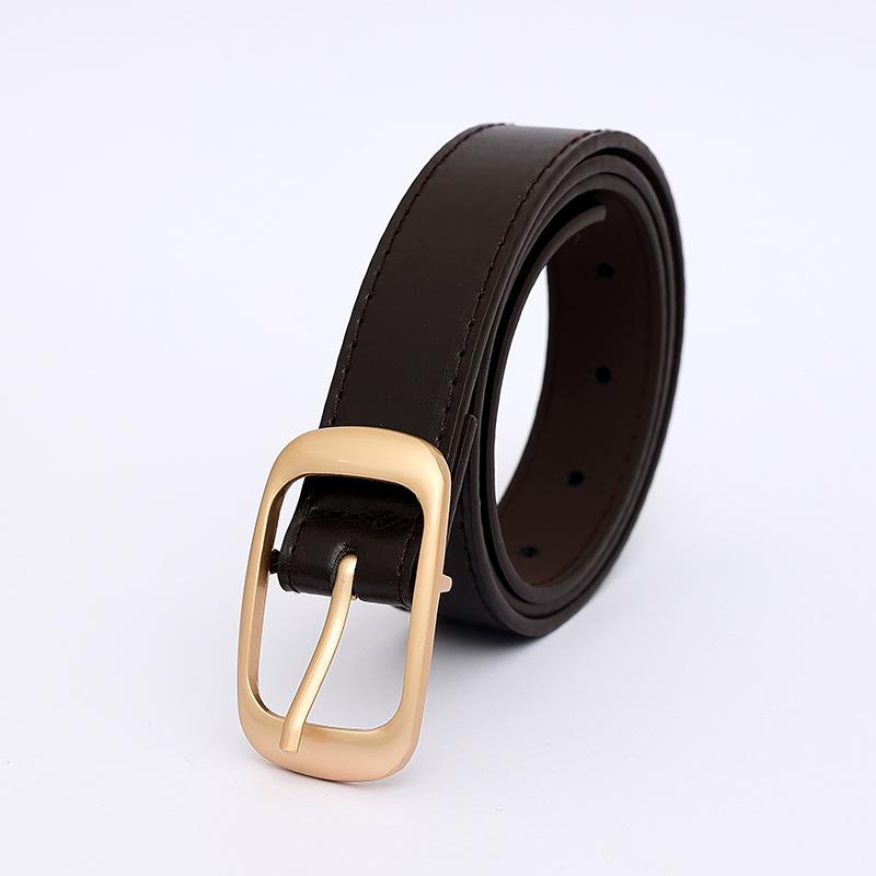 

Женский ремень для джинсов, ремень из натуральной кожи, модная женская пряжка-пика, универсальный декоративный ремень из коровьей кожи, милый стиль 100 cm