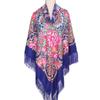 Women's Plus Size Retro Print Shawl Scarf - Large Square Evening Dress Wrap