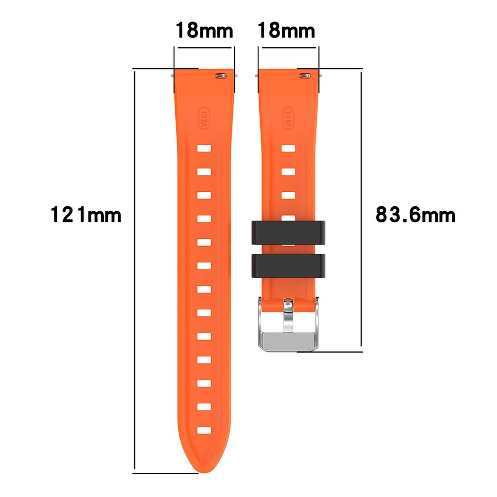 18mm Universal Ice Crack Silicone WatchStrap For Huawei Watch GT6 5 4 41mm For Garmin Venu 4 41mm/3S/2S Band For Forerunner 265S/255S/Vivoactive 4S 3S