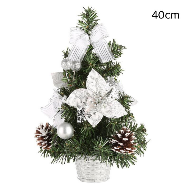 1Pcs 20/30/40Cm Mini Artificial Christmas Tree Pine Needle Tree Mini Xmas Tree Christmas Decor Desktop Ornament New Year Gift