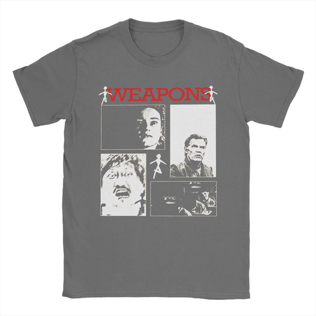 Men Women's Weapons Movie Horror T Shirts 100% Cotton Clothes Novelty Short Sleeve Crewneck Tee Shirt Printing T-Shirts
