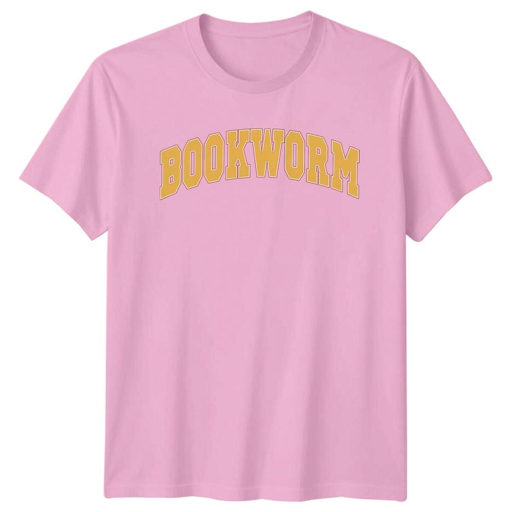 Bookworm Readers TShirt College Style Text Hobby Novel Tee