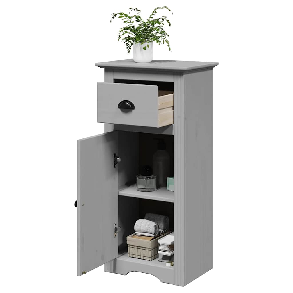 Vidaxl Badezimmerschrank, Bodo, Grau, 44x30x90 cm