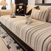 Line Jacquard Chenille Sofa Covers Luxury Non-slip Soft Sofa Towel Couch Cushion Slipcover For Living Room Modern Home Decor