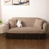 Thick Elastic Bubble Gauze Lace Couch Cover Slipcouch Non Slip Full Coverage Sofa Cover