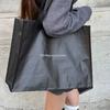 Black multi-purpose shopping bag tarpaulin bag