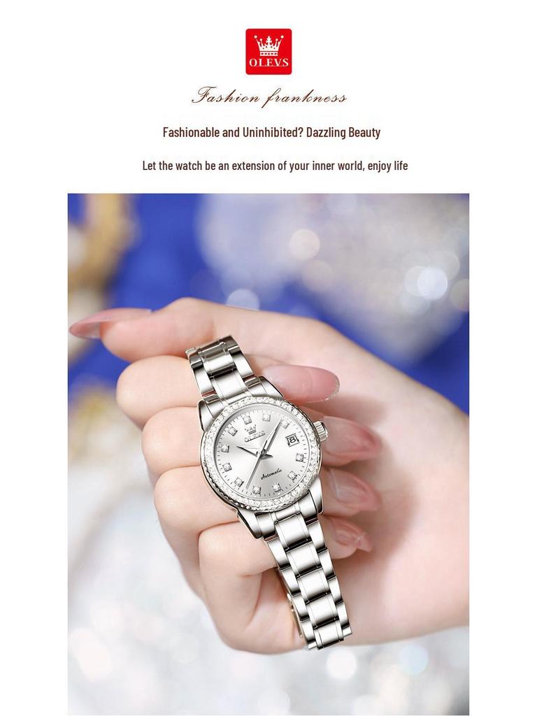 Montre Mécanique Tendance pour Femmes Oulisi - Style de Niche à la Mode