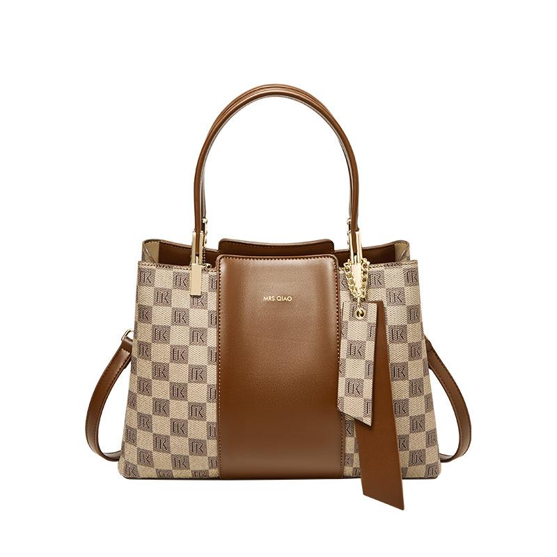 Mrs. Qiao Women's Bag 2025 New Handbag Large Capacity Mom Bag Crossbody Bag High-end Luxury