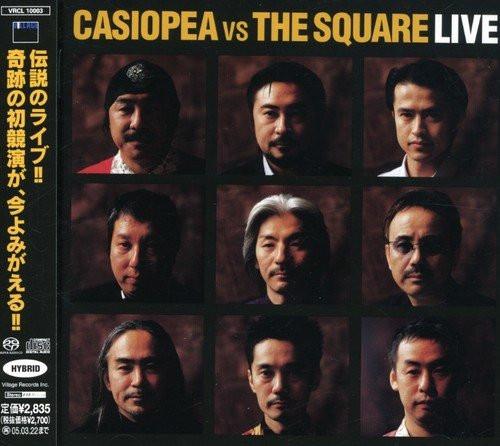 

CD CASIOPEA, SQUARE - CASIOPEA VS THE SQUARE LIVE (SACD H VRCL10003 VILLAGE 2004 Japan Obi Jazz