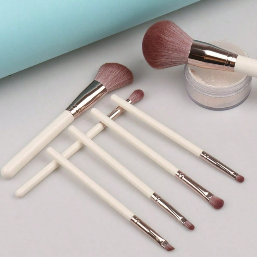 7Pcs Makeup Brushes Set, Beauty Tools, Soft Hair Loose Powder Brush, Eyeshadow Brush, Beginner Makeup Brush Set