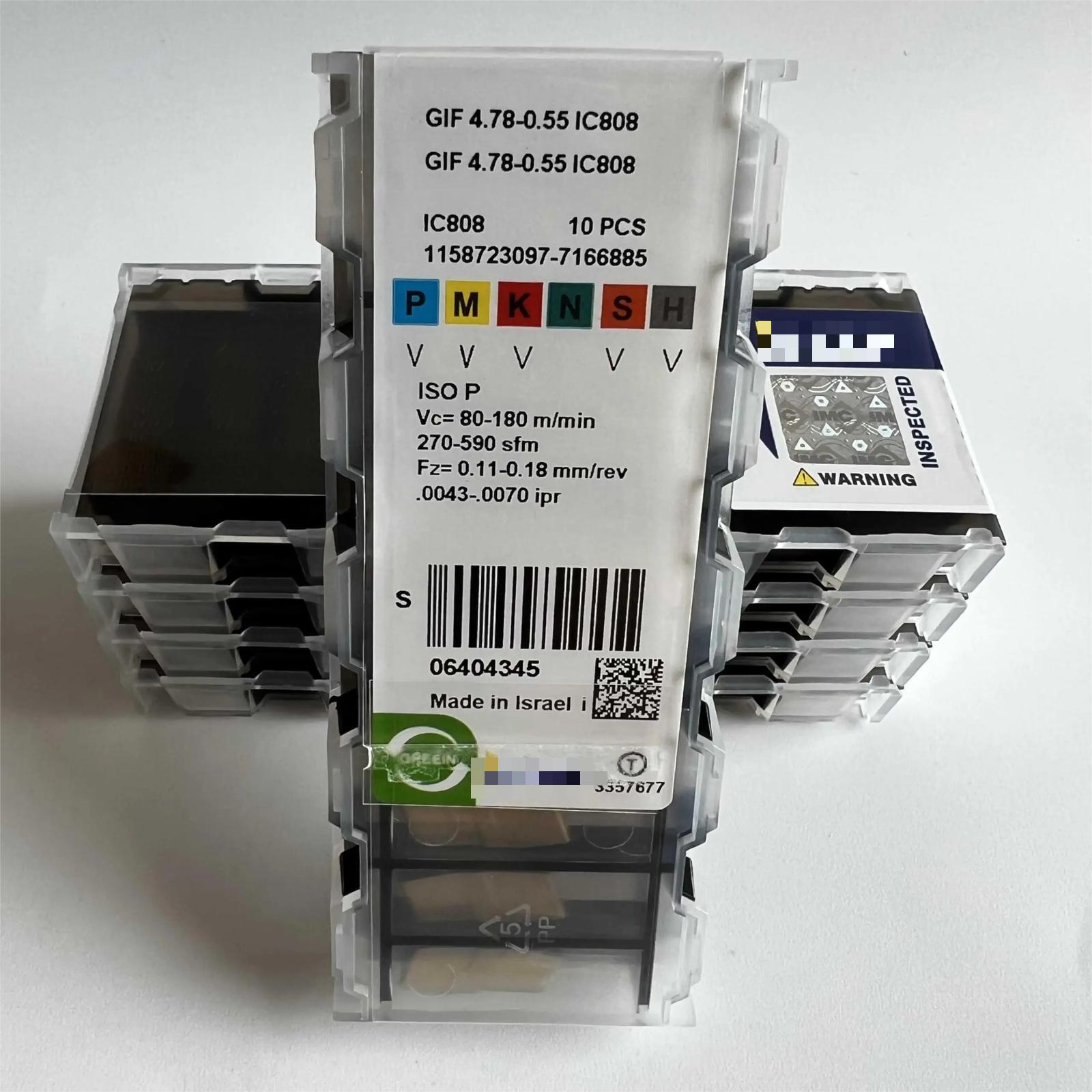 

GIF4.78-0.55IC808 / Твердосплавна пластина 10 шт