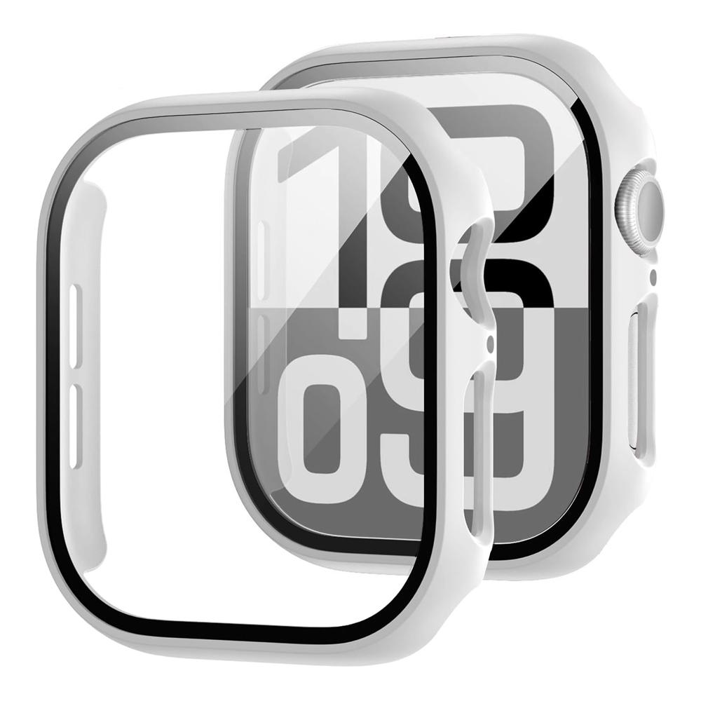 Screen Protector For Apple Watch Case 10 9 8 7 6 5 4 SE 46mm 42mm 45mm 44mm 41mm 40mm Tempered Glass PC Bumper Cover Protectives