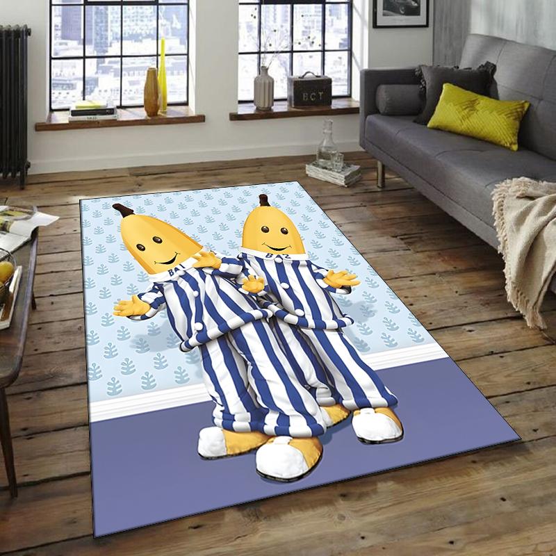 1pc Banana Design Area Rug - Non-Slip, Soft & Cozy Floor Mat for Living Room, Bedroom, Office - Indoor/Outdoor Decorative Carpet