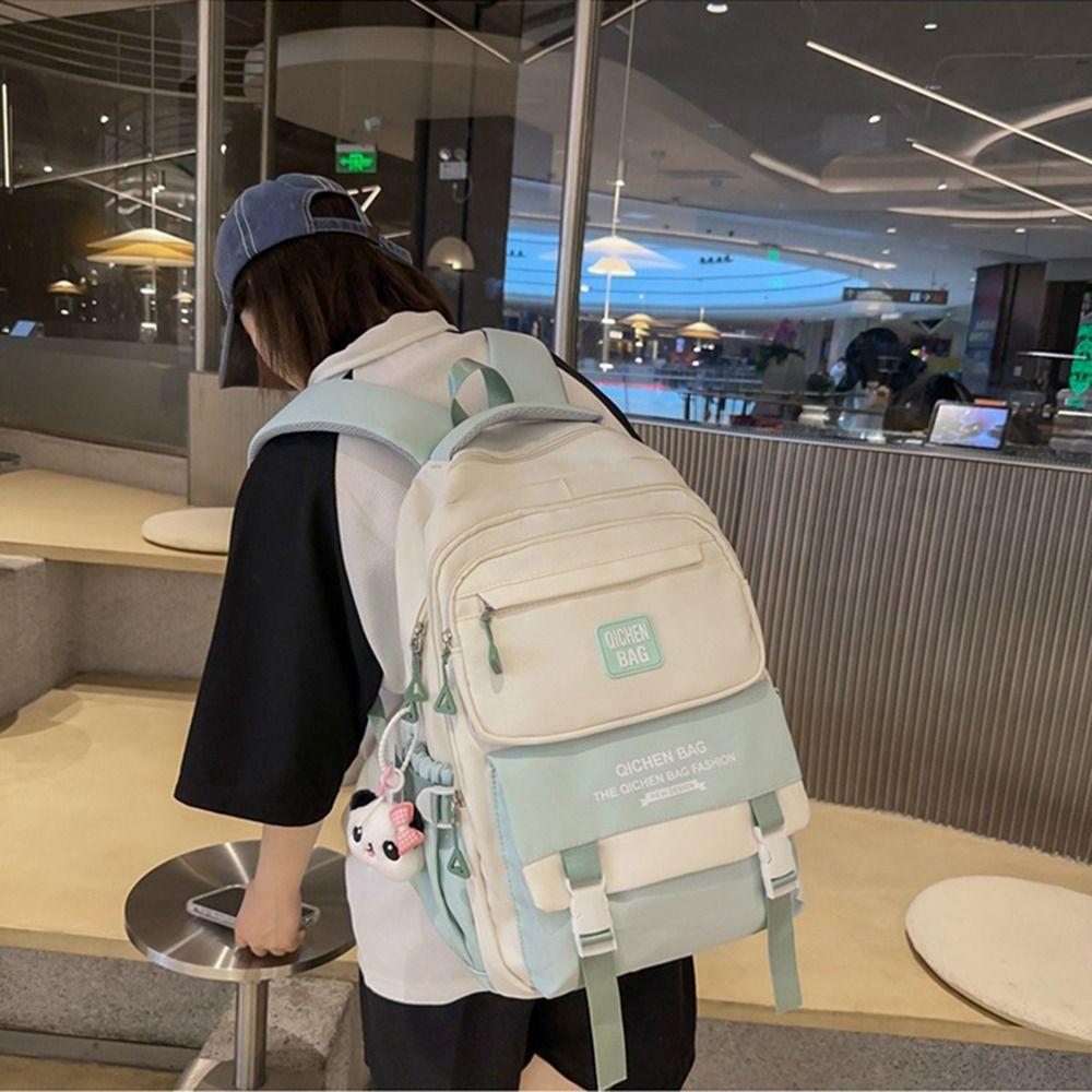 Waterproof Students School Bags Large Capacity Girls' Shoulder Bag Computer Backpack Travel