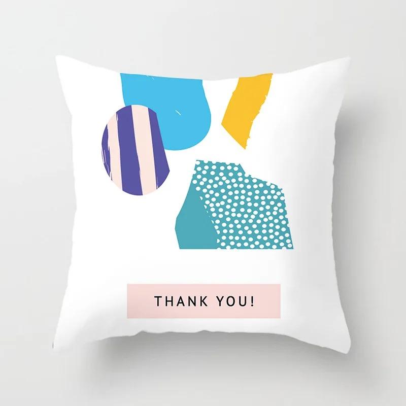 Cartoon Cute Pattern Pillowcase Office Living Room Car Ornaments Home Pillowcase