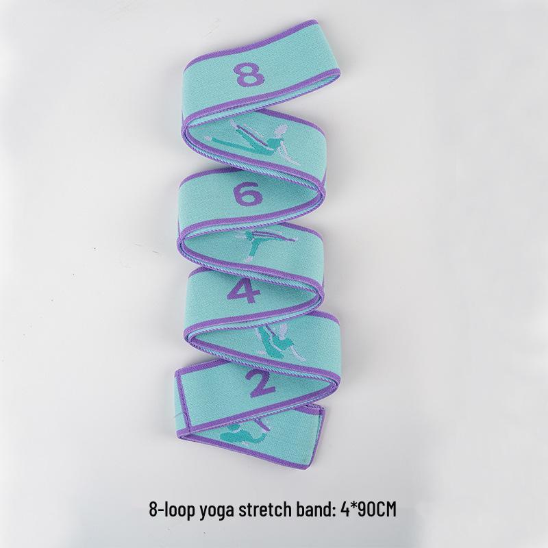 Yoga Resistance Band for Kids and Adults - Stretch, Dance, Fitness Trainer