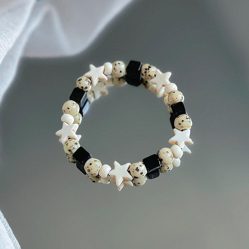 Women's Summer Beaded Ceramic Bracelet: Fade-Resistant Niche Design Gift