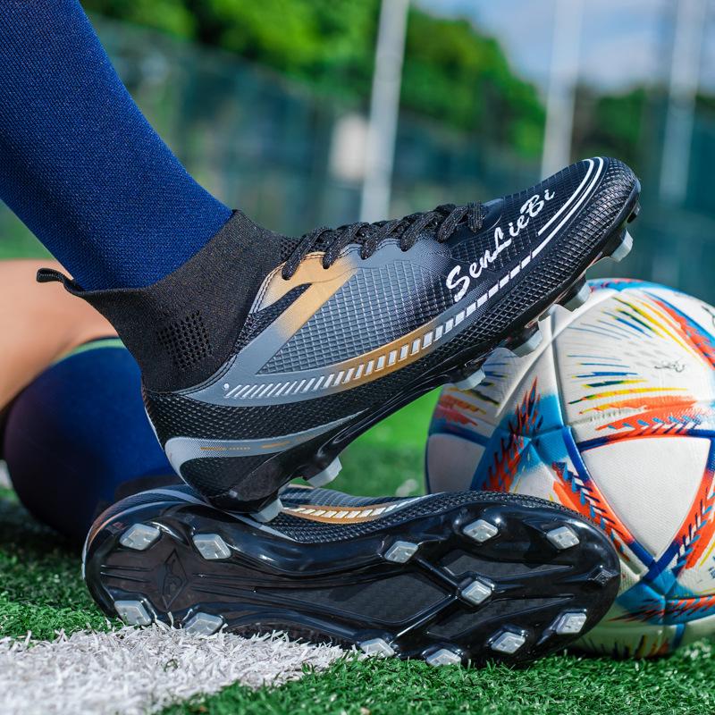 

Xiyin 2025 high-top football shoes men s adult lawn spikes boys and girls competition sports shoes 46