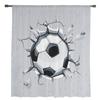 Fußball Sport Fußball Gardinen für Wohnzimmer Dekoration Fenster Vorhänge für Küche Tüll Voile Organza Vorhänge