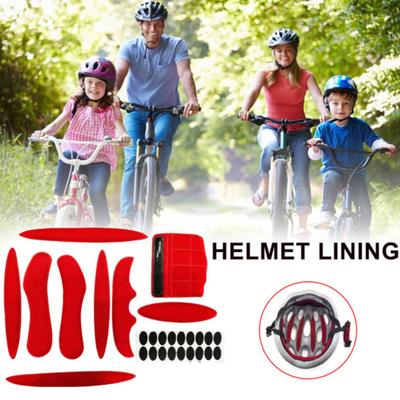 27Pcs/Set Sponge Helmet Pad Washable Soft Detachable Helmet Inner Padding for Cycling