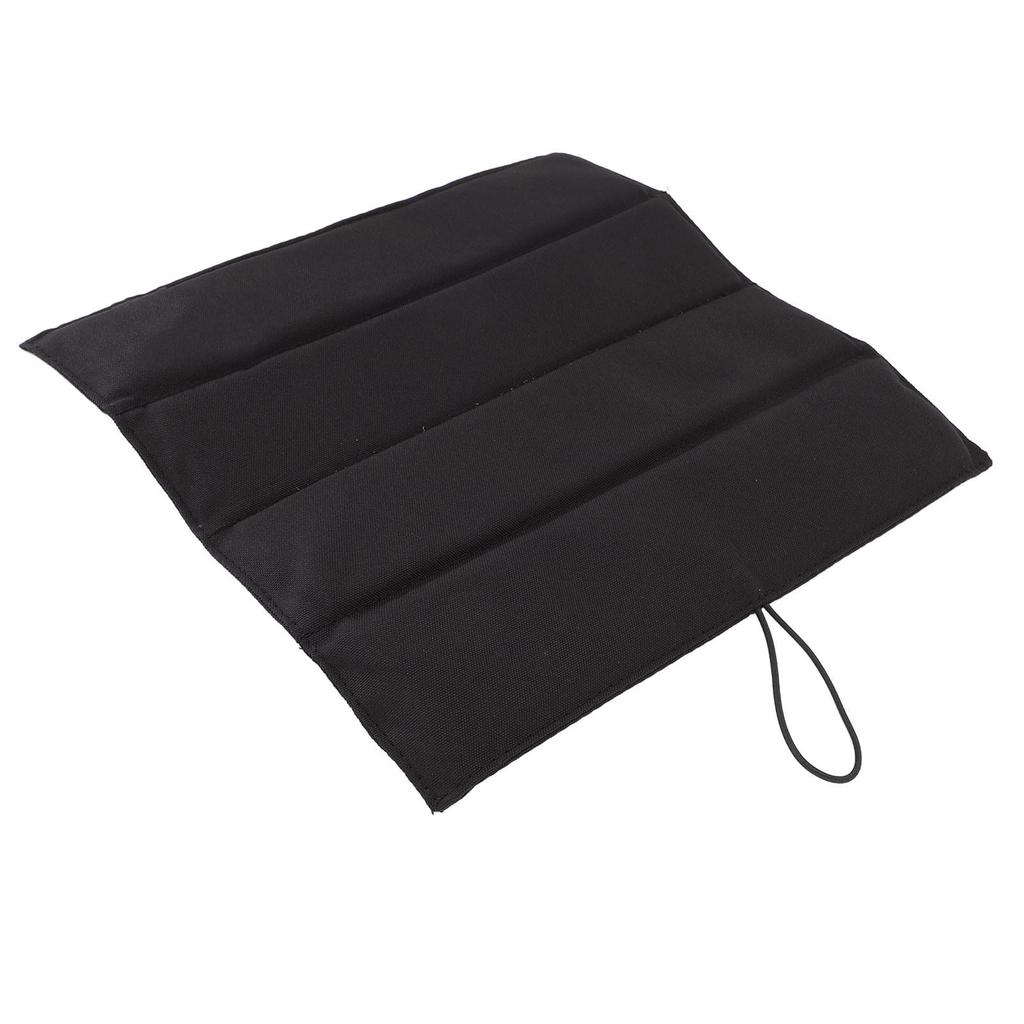Black Portable Water Proof Picnic Mat Camping Sitting Pad Thickened Folding Small Cushion for Outdoor Beach Travel