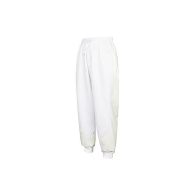 Casual Cuffed Fleece-Lined Knit Pants Women Bottoms White DD5130-100