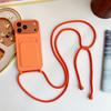 Crossbody Lanyard Shoulder Strap Cards Solt Phone Case for iPhone 17 Pro Max 16 Plus 15 14 13 12 Soft Silicone Protector Cover