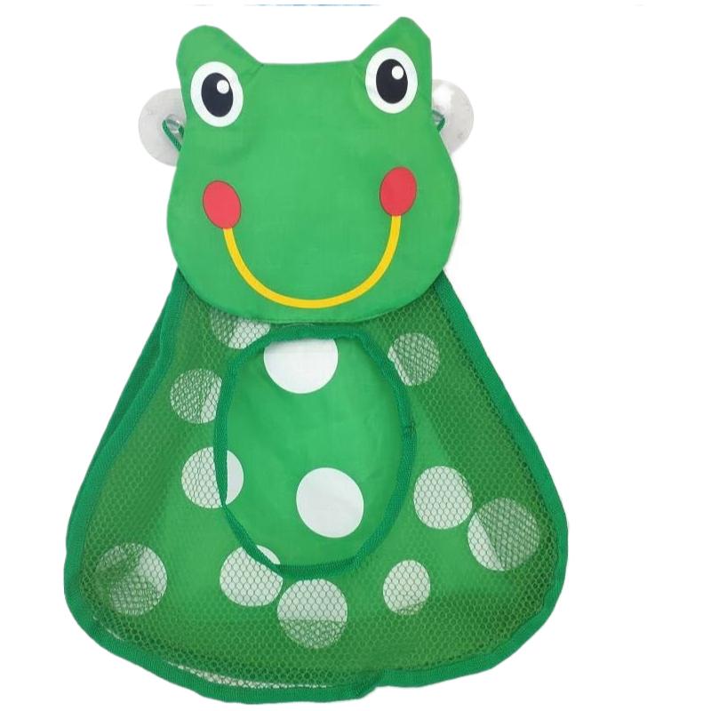 

Cute Cartoon Bathroom Storage Mesh Bag with Suction Cups, A Cute and Practical Bathroom Helper
