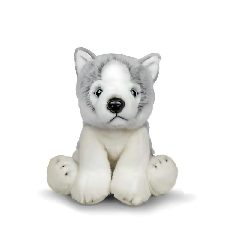 Siberian Husky Plush Dog Stuffed Tobar Animigos Toy, Animal,