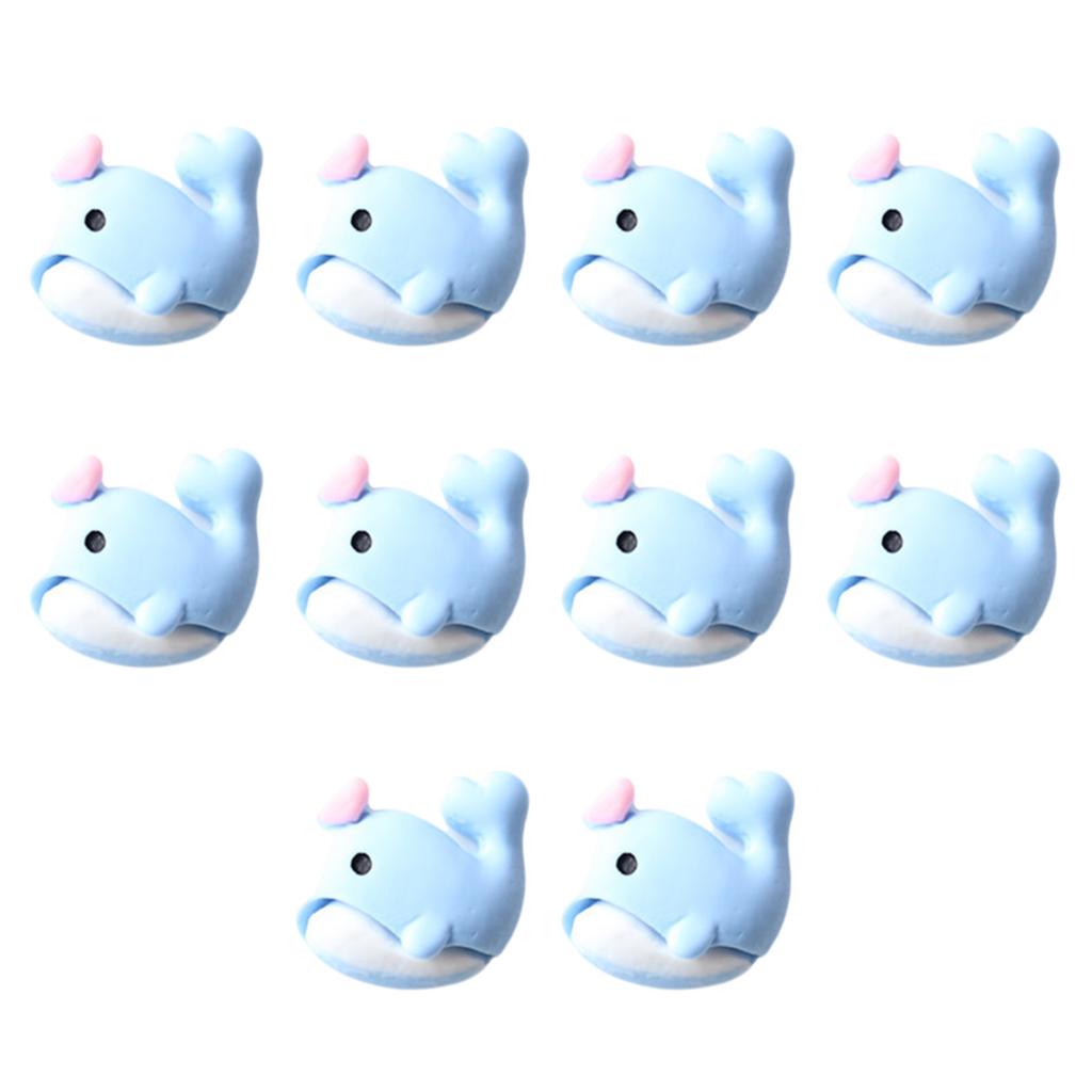 Zestaw 10 żywicznych dekoracji flatback w stylu życia morskiego do projektów kreatywnych