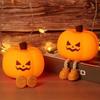 Silicone Halloween Pumpkin Night Light USB Charging Adjustable Brightness Desktop Light Soft Timing LED Pumpkin Light Kids
