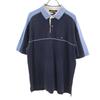 90s Old Flag Tag Short Sleeve Polo Shirt XL Navy Fawn Men's Used