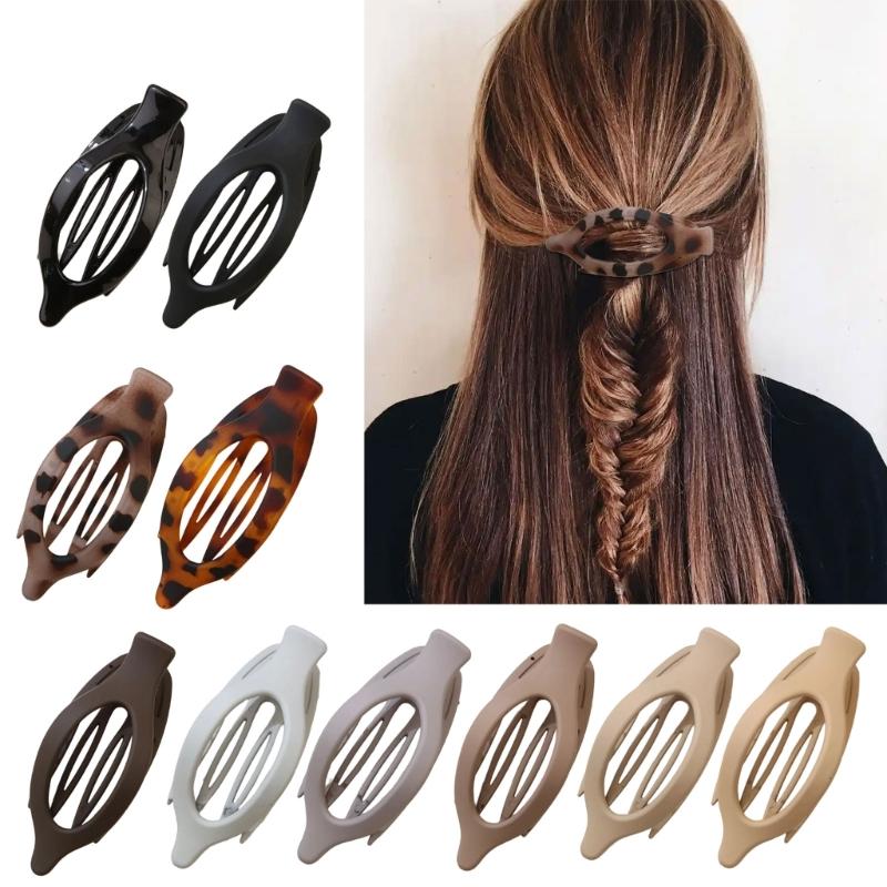 Stylish Plastic Resin Hair Claw For Different Hairstyles Lightweight Hair Accessory For Daily Use And Special Event