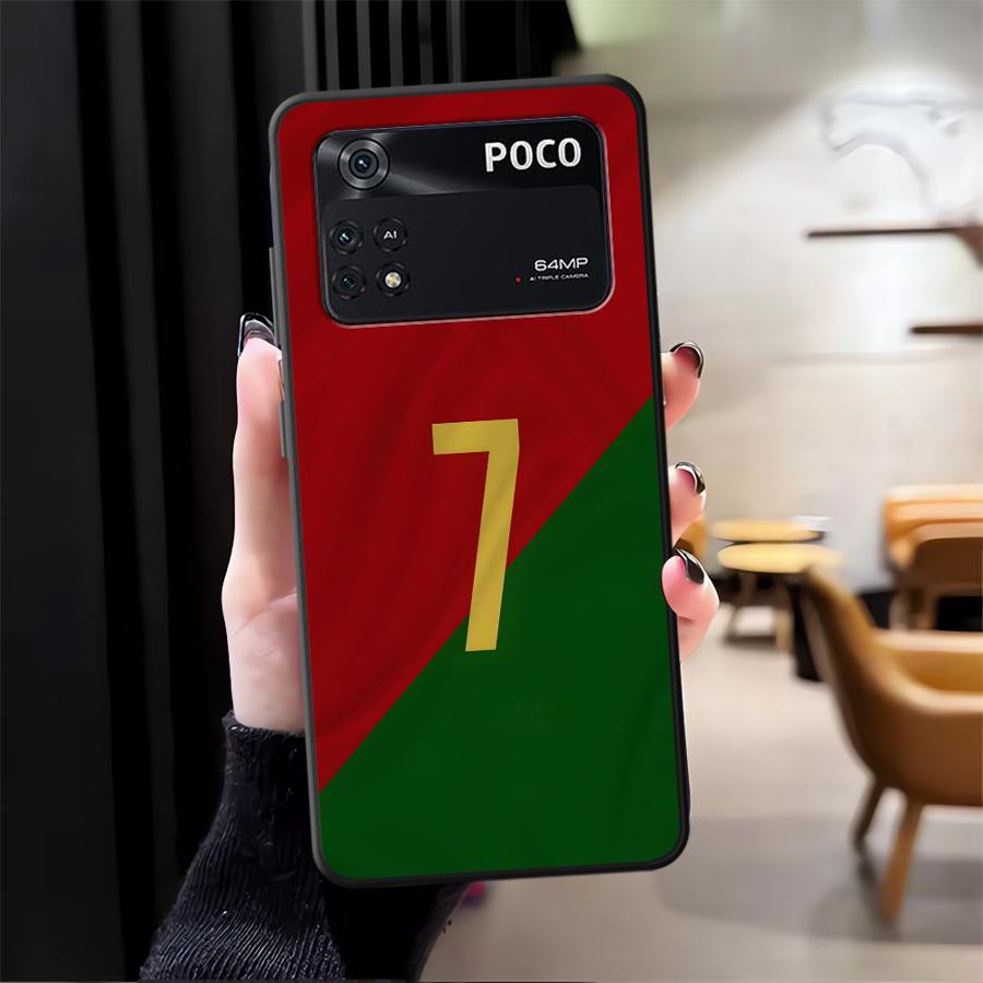 Football Numbers 7 10 Funda Phone Cover Case for Xiaomi Poco F8 M5 X3 X4 X5 X7 Pro C75 C71 F1 F3 C61 M3 M4 M7 Pro C50