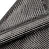 12"× 60" Real Carbon Fiber Fabric 3K 220Gsm 2X2 Twill Weave Cloth Black